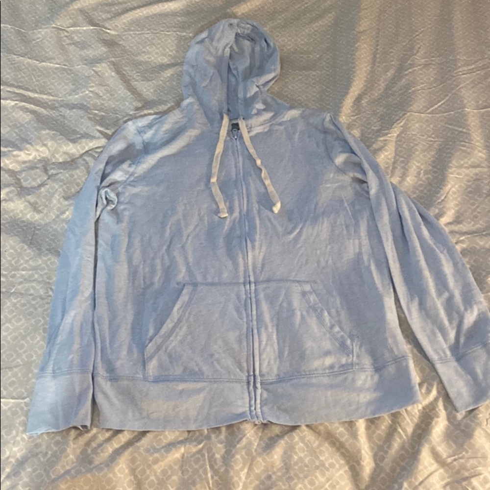 light blue jacket